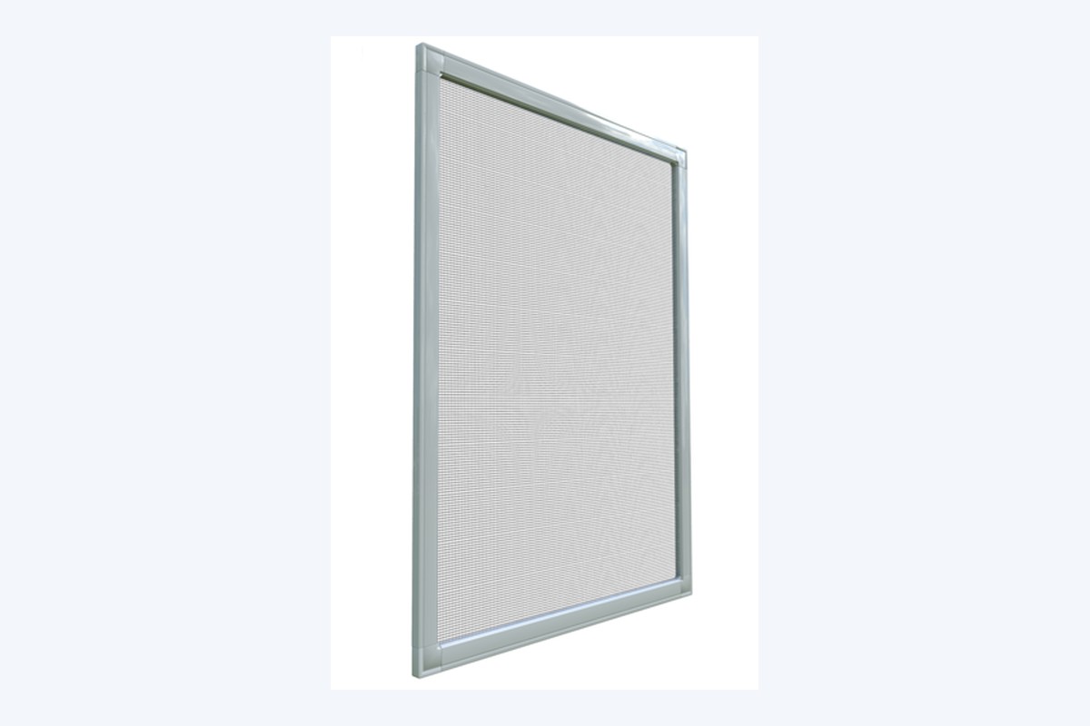 Plasă antiinsecte fixă, cu ramă de aluminiu, pentru fereastră